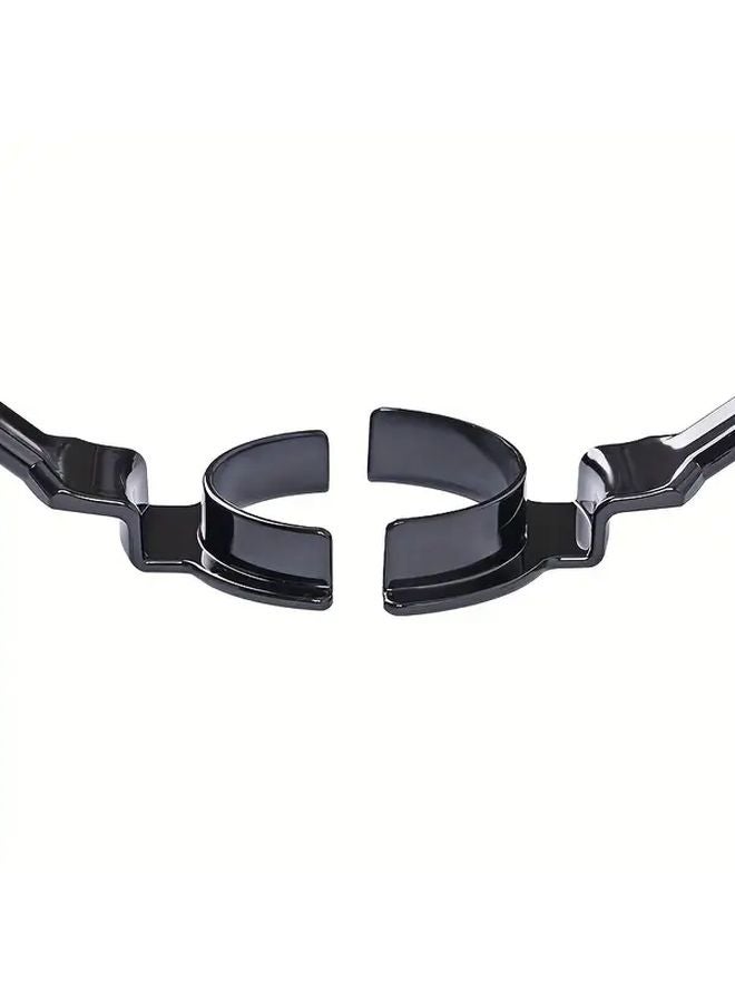 Black S Single Head T Shaped Lip Press Plate Opener Long Handle Ergonomic Design - Image 3